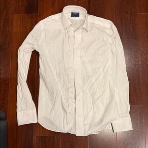 Lorenzo Uomo Crisp White Dress Shirt